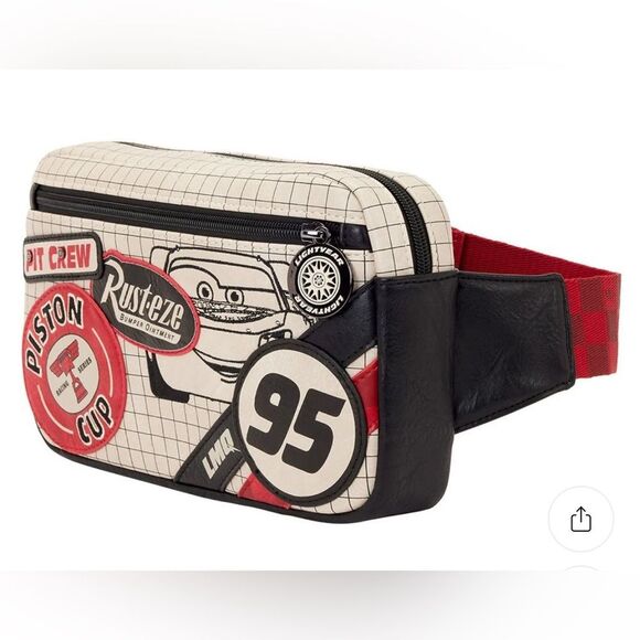 Rare find Loungefly Pixar Cars Lightning McQueen Sling
Crossbody Bag - Picture 3 of 4